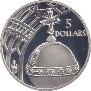 2002 FIVE DOLLAR ( PROOF ) - WORLD COINS - Cambridgeshire Coins