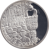 2002 FIVE DOLLARS ( PROOF ) - WORLD COINS - Cambridgeshire Coins