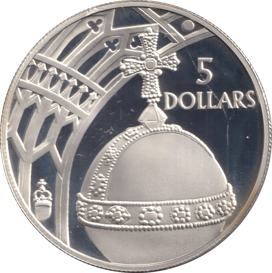 2002 FIVE DOLLARS SILVER PROOF SOLOMON ISLANDS - SILVER WORLD COINS - Cambridgeshire Coins