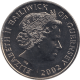 2002 FIVE POUND GUERNSEY F347 - WORLD COINS - Cambridgeshire Coins
