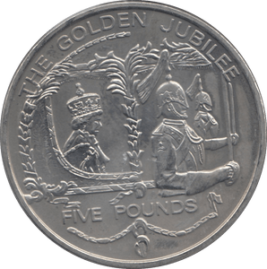 2002 FIVE POUND GUERNSEY - WORLD COINS - Cambridgeshire Coins