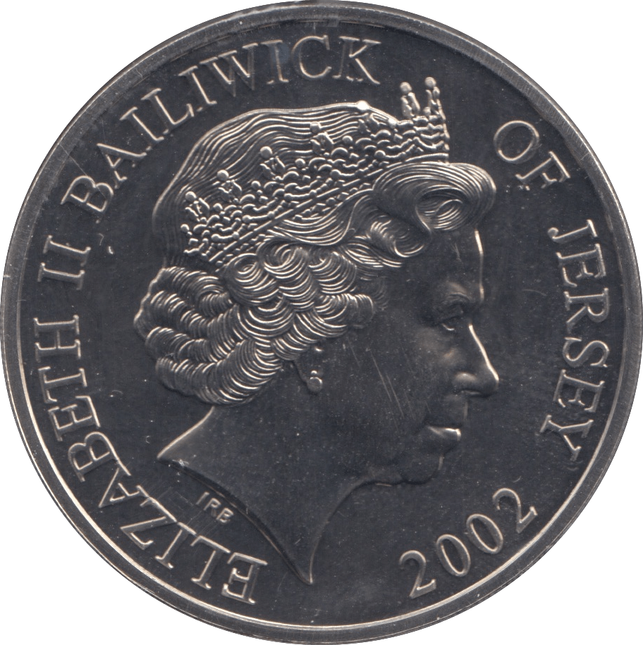2002 FIVE POUNDS JERSEY F420 - WORLD COINS - Cambridgeshire Coins