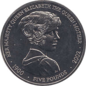 2002 FIVE POUNDS JERSEY F420 - WORLD COINS - Cambridgeshire Coins