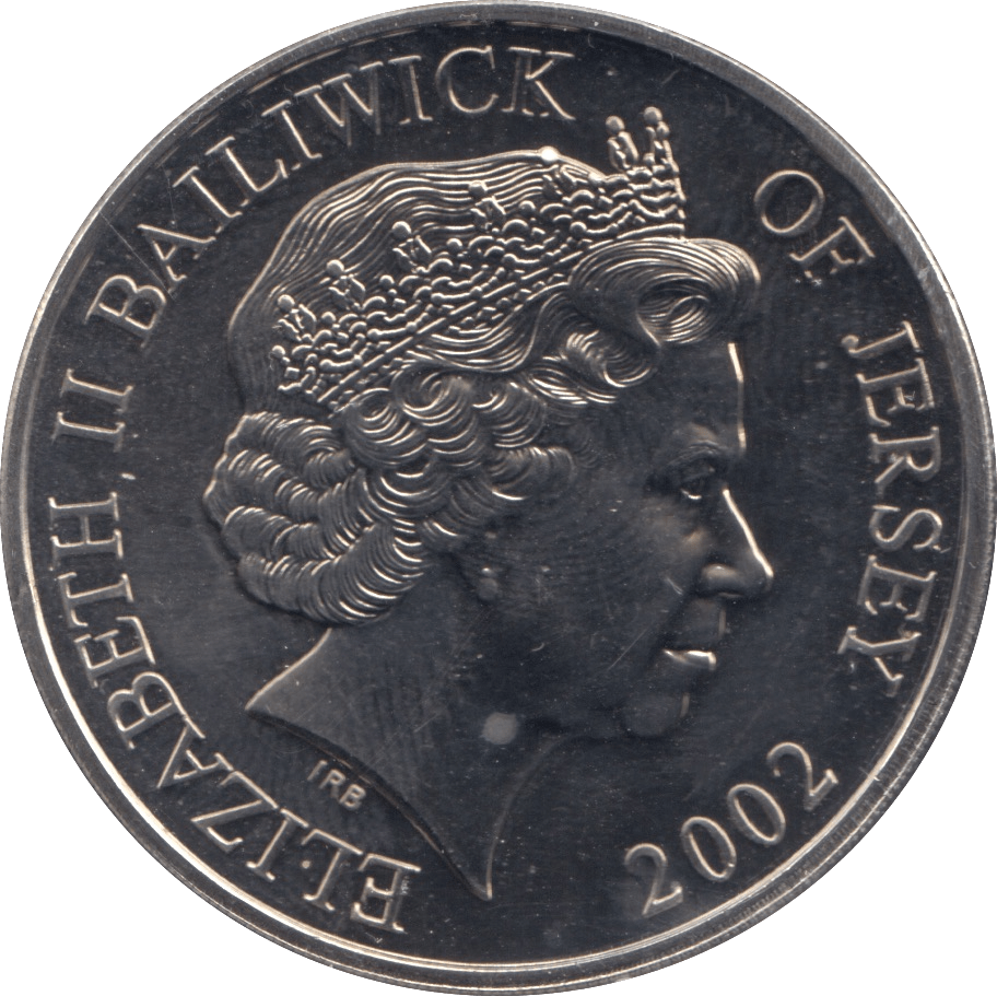 2002 FIVE POUNDS JERSEY F435 - WORLD COINS - Cambridgeshire Coins