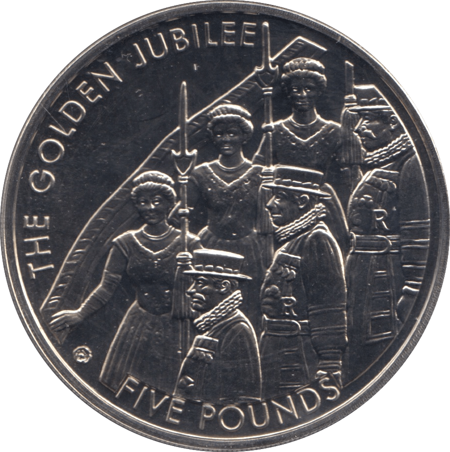 2002 FIVE POUNDS JERSEY F613 - WORLD COINS - Cambridgeshire Coins