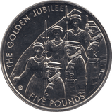 2002 FIVE POUNDS JERSEY F613 - WORLD COINS - Cambridgeshire Coins