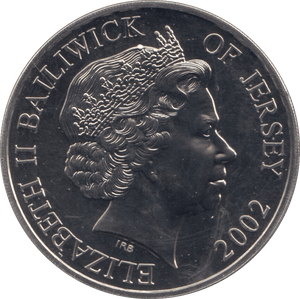 2002 FIVE POUNDS JERSEY F613 - WORLD COINS - Cambridgeshire Coins