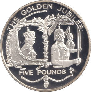 2002 FIVE POUNDS ( PROOF ) THE GOLDEN JUBILEE - £5 Proof - Cambridgeshire Coins