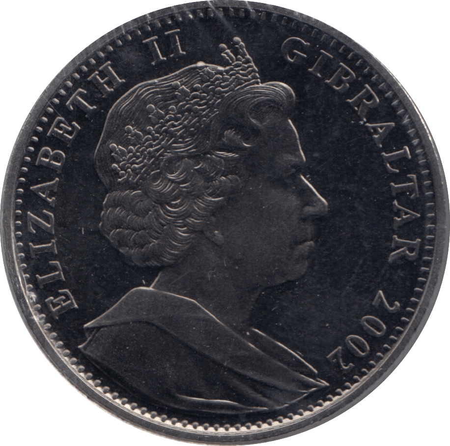 2002 GIBRALTAR ONE CROWN F319 - WORLD COINS - Cambridgeshire Coins
