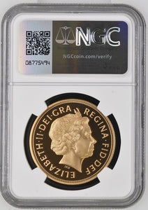 2002 GOLD 5 SOVEREIGNS GOLDEN JUBILEE ( NGC ) PF 69 ULTRA CAMEO - NGC GOLD COINS - Cambridgeshire Coins