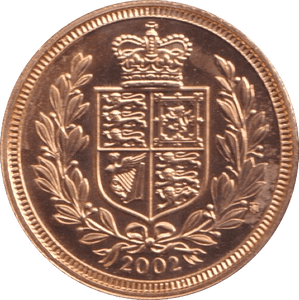 2002 GOLD HALF SOVEREIGN ( BU ) - HALF SOVEREIGN - Cambridgeshire Coins