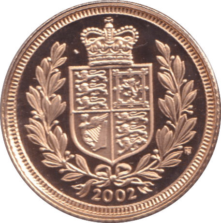 2002 GOLD HALF SOVEREIGN ( PROOF ) - HALF SOVEREIGN - Cambridgeshire Coins