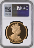 2002 GOLD PROOF £5 QUEEN'S GOLDEN JUBILEE (NGC) PF69 ULTRA CAMEO - NGC GOLD COINS - Cambridgeshire Coins