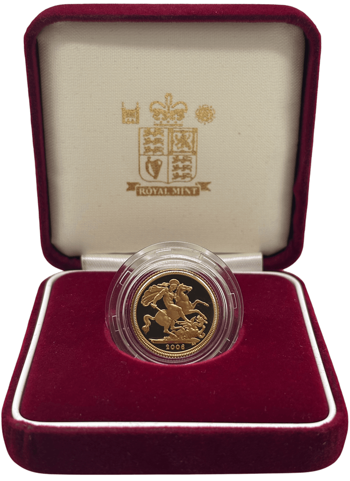 2002 GOLD PROOF HALF SOVEREIGN BOXED - GOLD PROOF HALF SOVEREIGNS - Cambridgeshire Coins