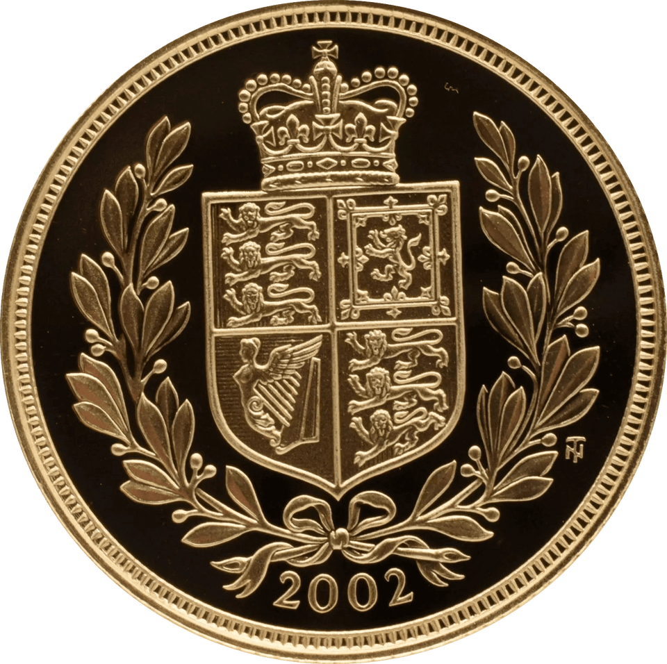 2002 GOLD PROOF SOVEREIGN BOXED - GOLD PROOF SOVEREIGNS - Cambridgeshire Coins