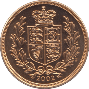 2002 GOLD SOVEREIGN ( BU ) - SOVEREIGN - Cambridgeshire Coins