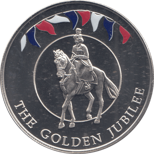 2002 GOLDEN JUBILEE 50P FALKLAND ISLANDS - WORLD COINS - Cambridgeshire Coins