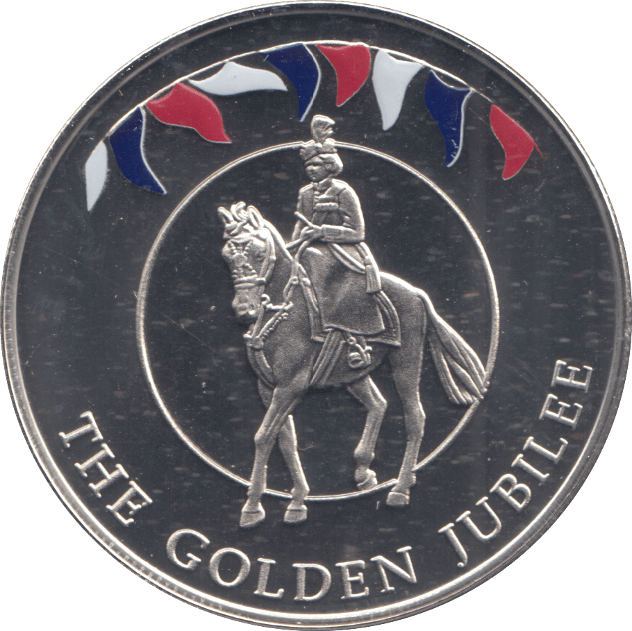 2002 GOLDEN JUBILEE 50P FALKLAND ISLANDS - WORLD COINS - Cambridgeshire Coins