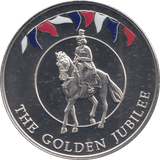 2002 GOLDEN JUBILEE 50P FALKLAND ISLANDS - WORLD COINS - Cambridgeshire Coins