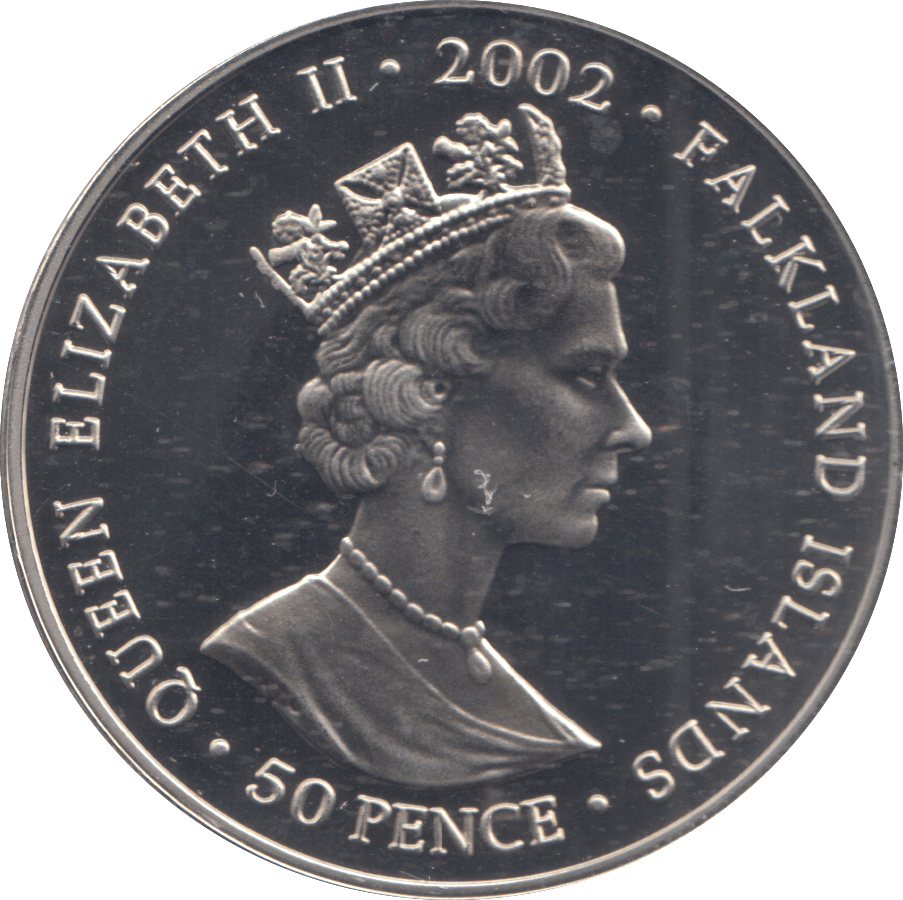 2002 GOLDEN JUBILEE 50P FALKLAND ISLANDS - WORLD COINS - Cambridgeshire Coins