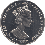 2002 GOLDEN JUBILEE 50P FALKLAND ISLANDS - WORLD COINS - Cambridgeshire Coins