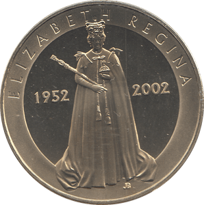 2002 GOLDEN JUBILEE COMMEMORATIVE COIN - WORLD COINS - Cambridgeshire Coins