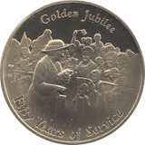 2002 GOLDEN JUBILEE COMMEMORATIVE COIN - WORLD COINS - Cambridgeshire Coins