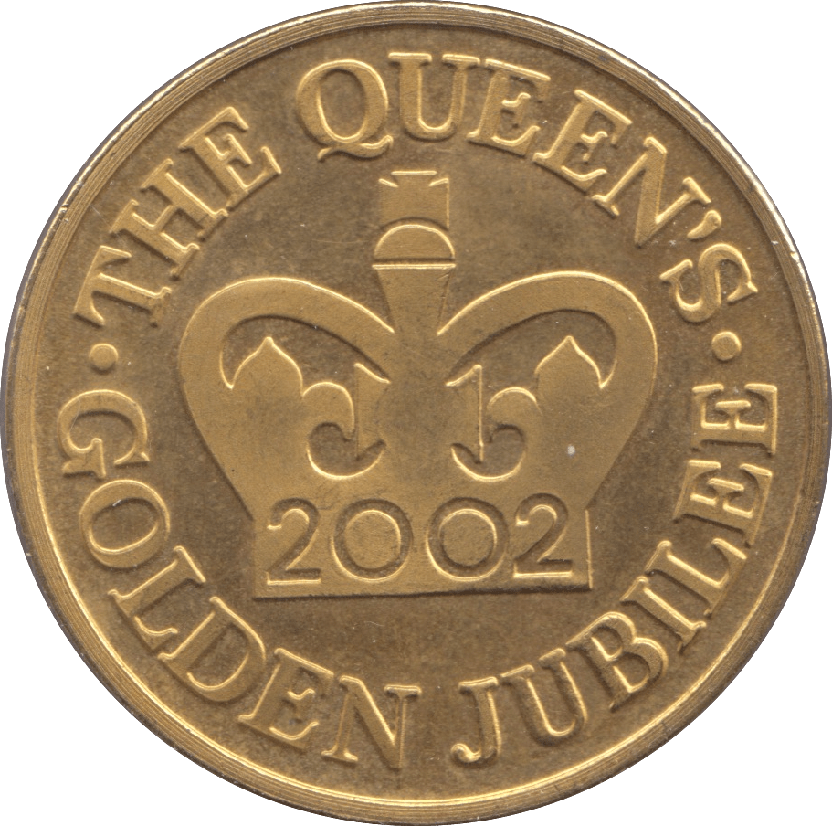 2002 GOLDEN JUBILEE MEDALLION F375 - MEDALS & MEDALLIONS - Cambridgeshire Coins