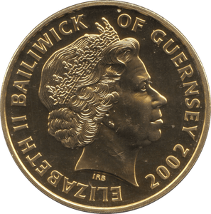 2002 GUERNSEY GOLDEN JUBILEE FIVE POUNDS - WORLD COINS - Cambridgeshire Coins