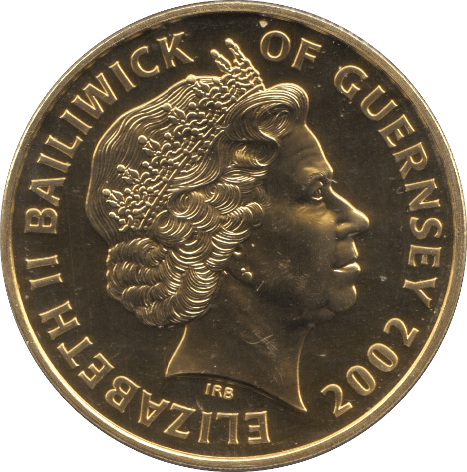 2002 GUERNSEY GOLDEN JUBILEE FIVE POUNDS - WORLD COINS - Cambridgeshire Coins