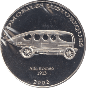 2002 HISTORY OF AUTOMOBILES ALFA ROMEO 1913 - WORLD COINS - Cambridgeshire Coins