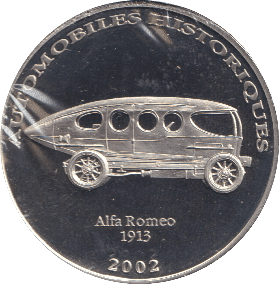 2002 HISTORY OF AUTOMOBILES ALFA ROMEO 1913 - WORLD COINS - Cambridgeshire Coins