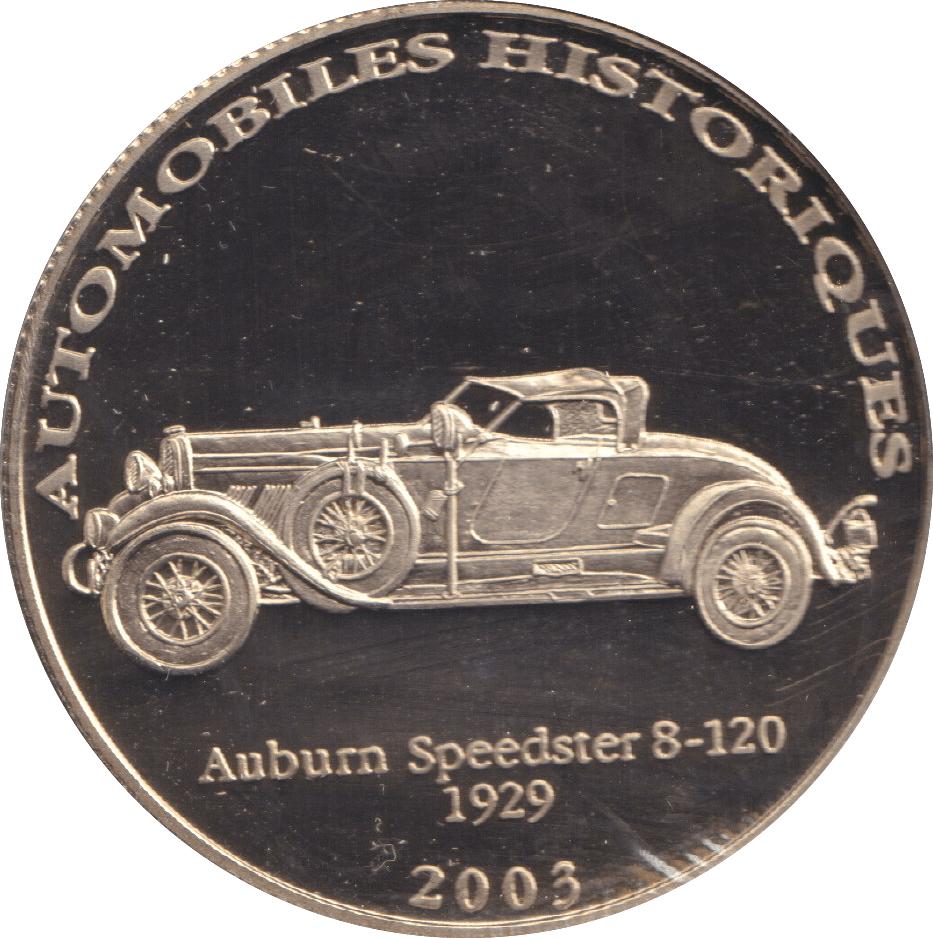 2002 HISTORY OF AUTOMOBILES AUBURN SPEEDSTER 8 120 - 1929 - WORLD COINS - Cambridgeshire Coins