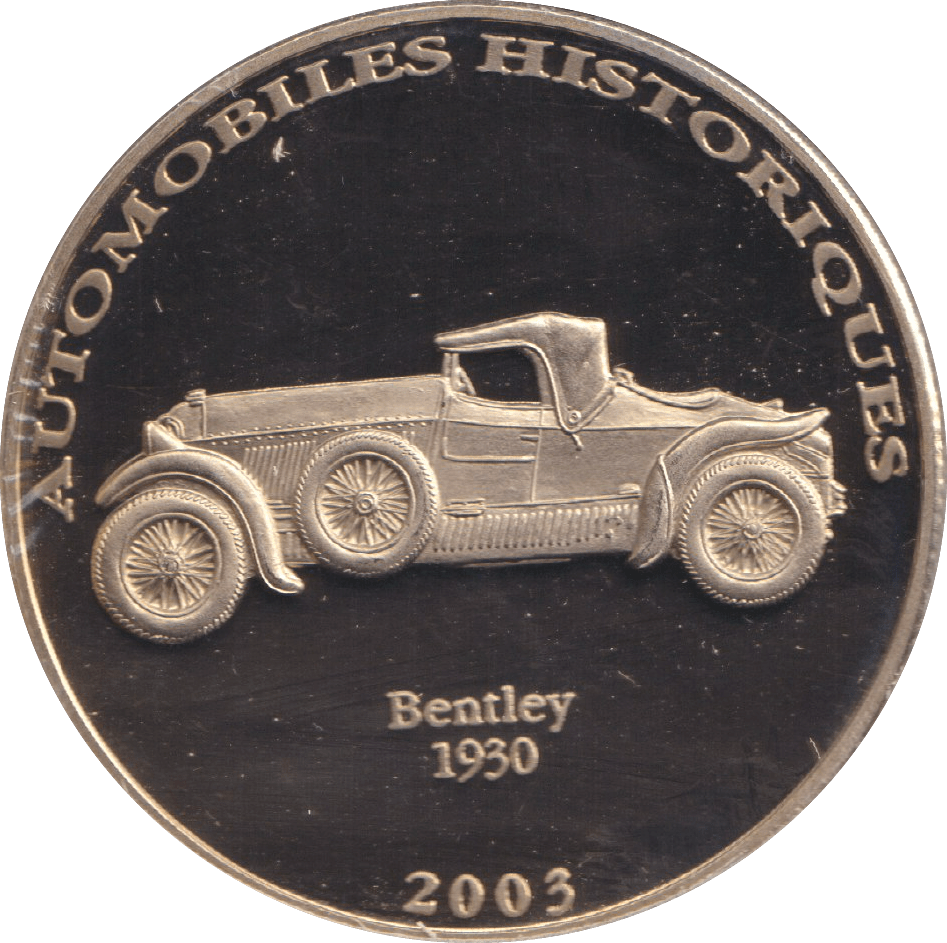 2002 HISTORY OF AUTOMOBILES BENTLEY 1930 - WORLD COINS - Cambridgeshire Coins