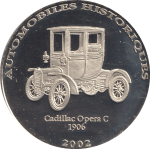 2002 HISTORY OF AUTOMOBILES CADILLAC OPERA C 1906 - WORLD COINS - Cambridgeshire Coins