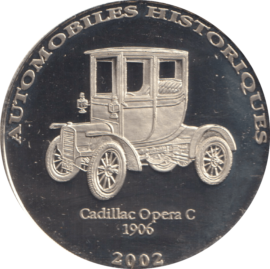 2002 HISTORY OF AUTOMOBILES CADILLAC OPERA C 1906 - WORLD COINS - Cambridgeshire Coins