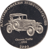 2002 HISTORY OF AUTOMOBILES CITROEN TREFLE 1924 - WORLD COINS - Cambridgeshire Coins