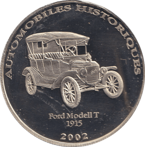 2002 HISTORY OF AUTOMOBILES FORD MODELL T 1915 - WORLD COINS - Cambridgeshire Coins