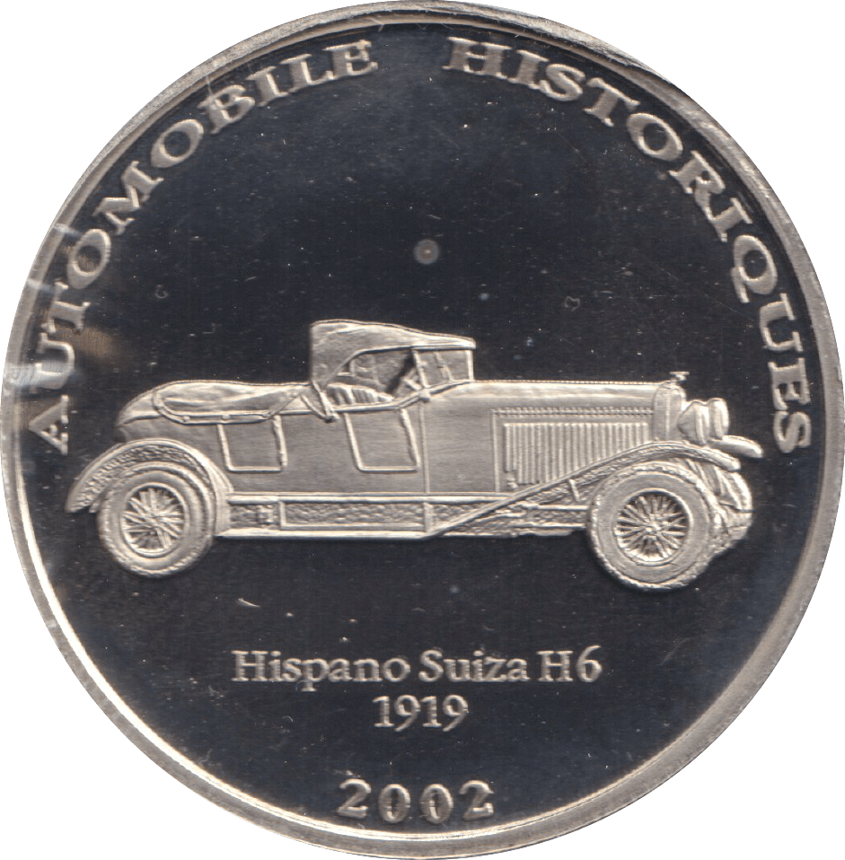 2002 HISTORY OF AUTOMOBILES HISPANO SUIZA 1919 - WORLD COINS - Cambridgeshire Coins