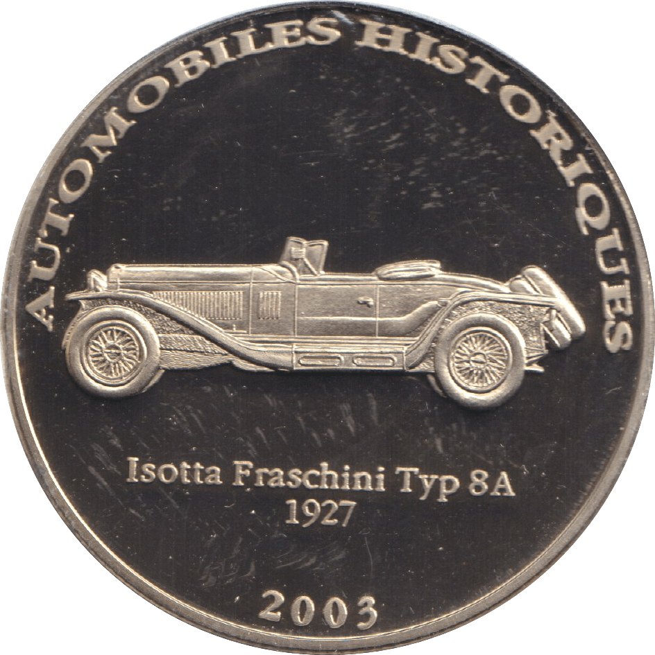 2002 HISTORY OF AUTOMOBILES ISOTTA FRASCHINI TYP 8 A 1927 - WORLD COINS - Cambridgeshire Coins