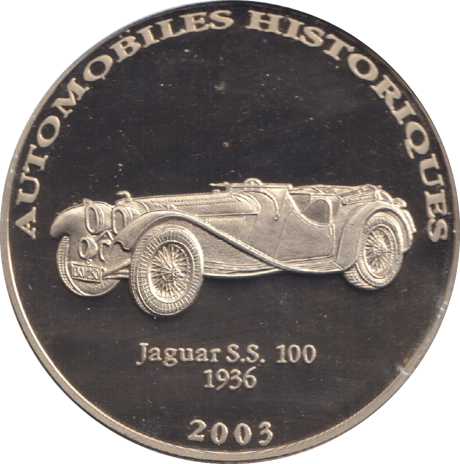2002 HISTORY OF AUTOMOBILES JAGUAR S.S. 100 1936 - WORLD COINS - Cambridgeshire Coins