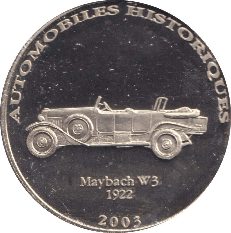 2002 HISTORY OF AUTOMOBILES MAYBACH W 3 1922 - WORLD COINS - Cambridgeshire Coins