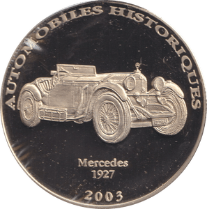 2002 HISTORY OF AUTOMOBILES MERCEDES 1924 - WORLD COINS - Cambridgeshire Coins