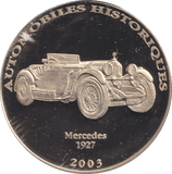 2002 HISTORY OF AUTOMOBILES MERCEDES 1924 - WORLD COINS - Cambridgeshire Coins