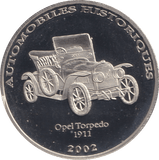 2002 HISTORY OF AUTOMOBILES OPEL TORPEDO 1911 - WORLD COINS - Cambridgeshire Coins
