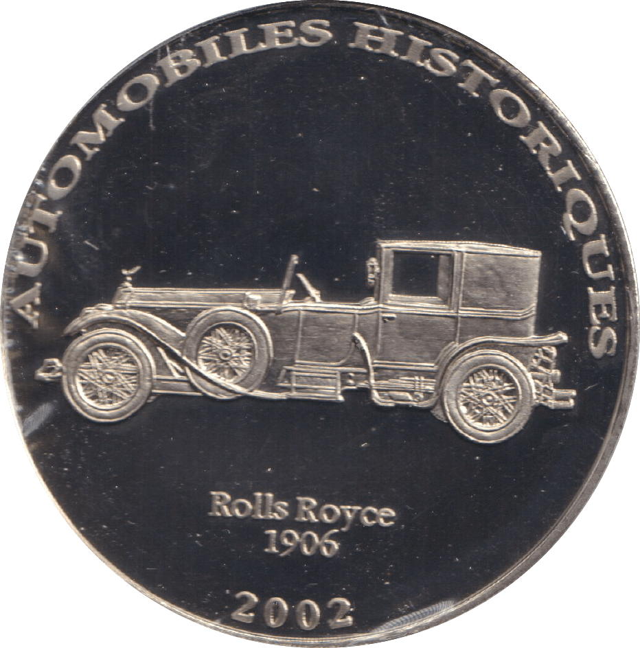 2002 HISTORY OF AUTOMOBILES ROLLS ROYCE 1906 - WORLD COINS - Cambridgeshire Coins