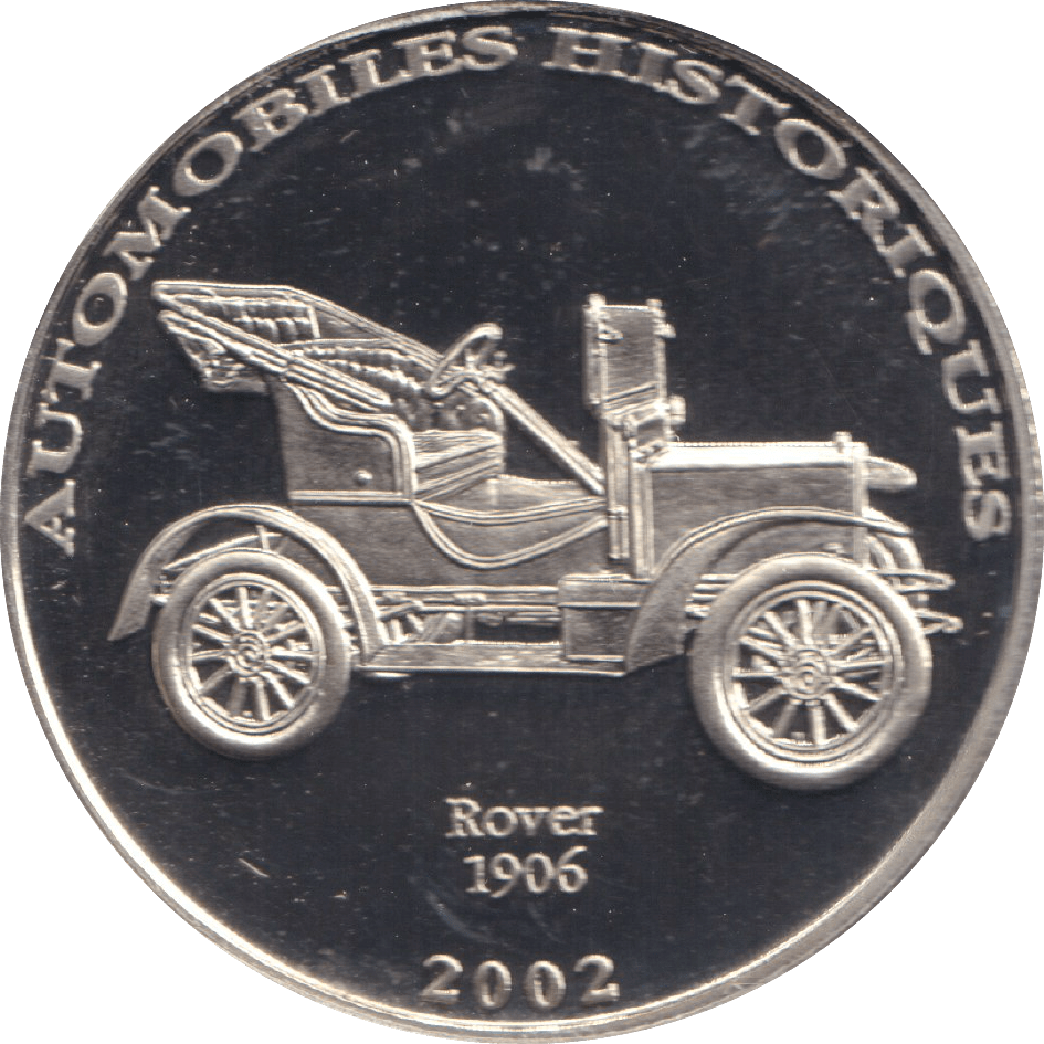2002 HISTORY OF AUTOMOBILES ROVER 1906 - WORLD COINS - Cambridgeshire Coins