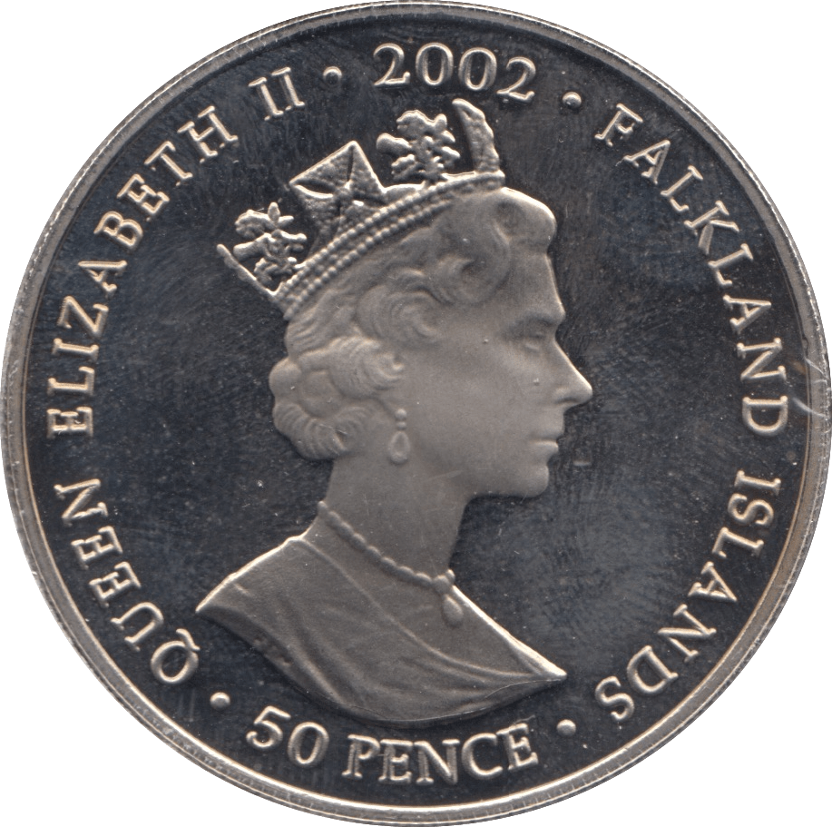 2002 ONE CROWN FALKLAND ISLANDS F506 - WORLD COINS - Cambridgeshire Coins