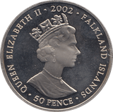 2002 ONE CROWN FALKLAND ISLANDS F506 - WORLD COINS - Cambridgeshire Coins