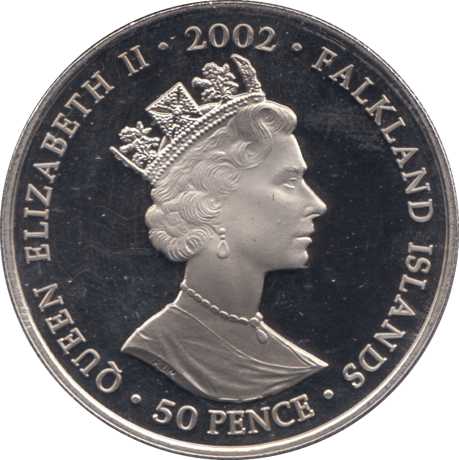 2002 ONE CROWN FALKLAND ISLANDS F512 - WORLD COINS - Cambridgeshire Coins